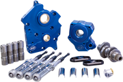 Cam Chest Kit with Plate - Chain Drive - Water Cooled - 465 Cam - Chrome Pushrods - M8