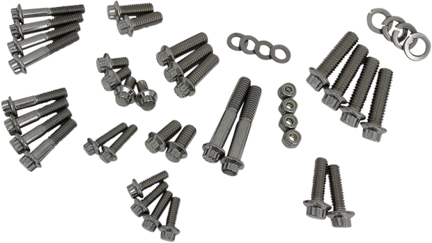 Fastener Kit - Chassis/Trim - 12-Point/Dress-Up - M8 Road Glide