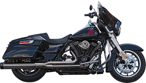 2-into-1 Sidewinder® Exhaust System - Lava Chrome - 50-State - M8