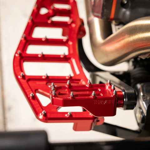 Aggressor Brake Pedal - Red - Touring