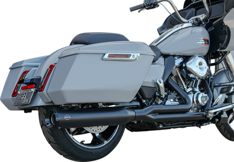 2-into-1 GNX Exhaust System - Race Only - Guardian Black - Touring