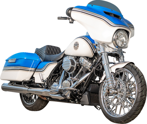 Fork Legs - 49 mm - Chrome - For Factory Brake Caliper