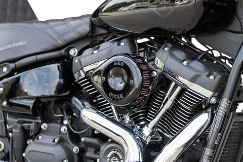 Mini Teardrop Stealth Air Cleaner Kit - Gloss Black