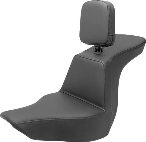 Tour Step-Up Seat - Rider Backrest - Plain - FLSB/FXLR &