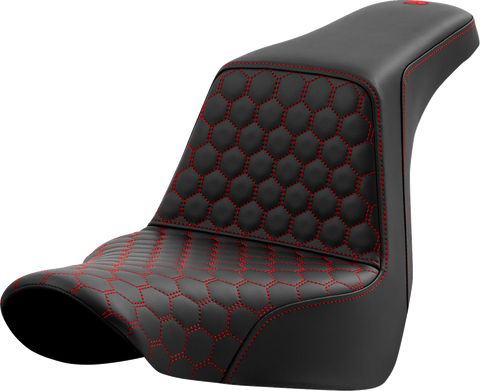 Step-Up Seat - Honeycomb - Red Stitching - FL/FX &