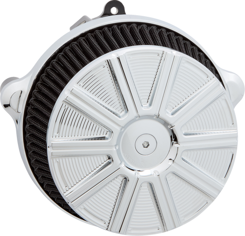 Big Sucker™ Stage 1 Air Cleaner Kit with Cover - 10 Gauge - Chrome