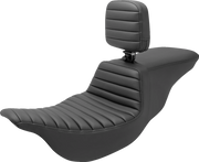 Tour Step-Up Seat - Rider Backrest - Tuck-n-Roll - FL '08-'24