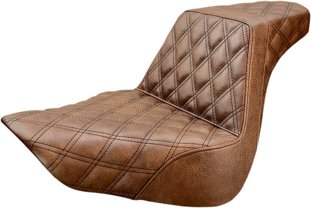 Step-Up Seat - Full Lattice Stitch - Brown - FL/FX &