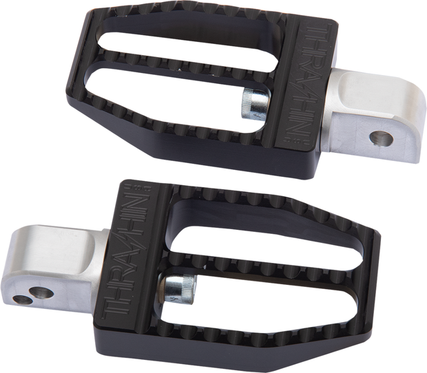 Rear Militant Footpegs - Black - Softail