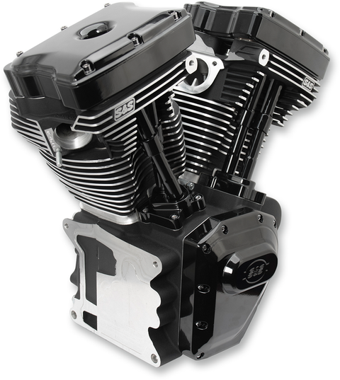 T124 Long Block Engine - Black - FXD | FXDWG