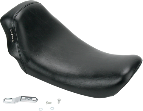Bare Bones Solo Seat - Smooth - Black - Dyna &