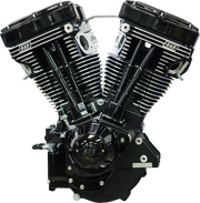 V124 Long Block Engine - Black Edition - Big Twin | Custom Chasis w/Alternator-Style Primary