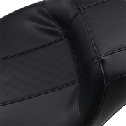 Outcast Daddy Long Legs Seat - 2-Up - w/o Backrest - Carbon Fiber Inlay - Black - FL '08-'23