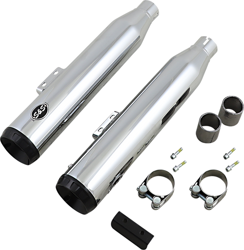 Grand National Slip-On Mufflers - Chrome