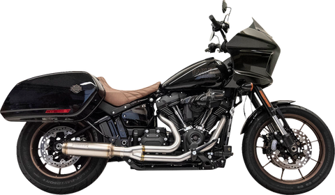2-into-1 Stainless Exhaust System with 4" Super Bike Muffler