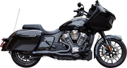 2-into-1 Qualifier Exhaust System - Race Only - Black - Stainless Steel