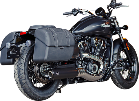 Grand National Slip-On Mufflers - Black - 50-State