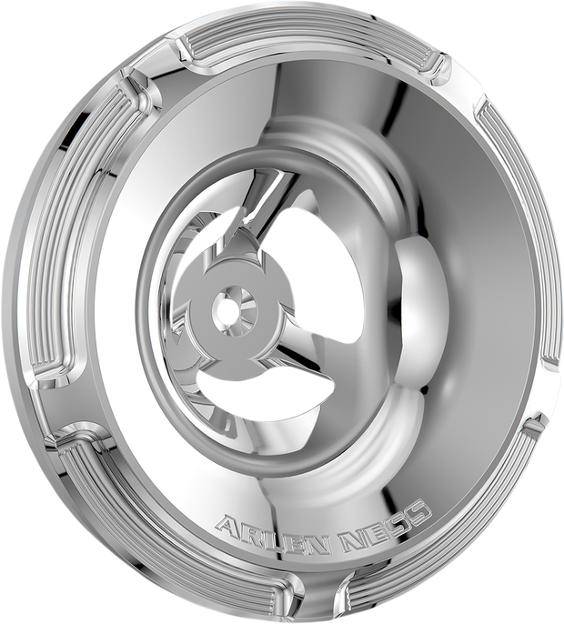 Velocity Air Cleaner Cover - Beveled - Chrome