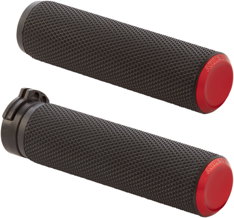 Knurled Grips - Cable - Red