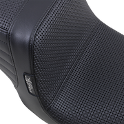 Tailwhip Seat - Basketweave - Black - FXD '96-'03