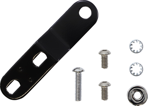 Bare Bones Pillion Pad - Diamond - Black - FL/FX &