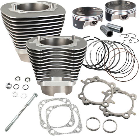 124" Big Bore Cylinder Kit - Stone Gray - Twin Cam