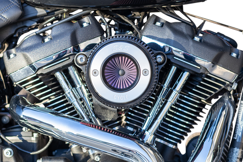 Air Stinger Stealth Air Cleaner Kit - Chrome Ring