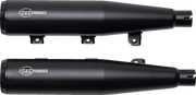 Grand National Slip-On Mufflers - Black - 50-State