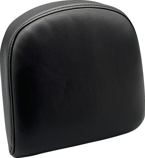 Sissy Bar Pad - Small - Smooth - Shiny Black