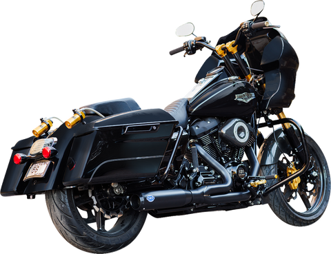 2-into-1 Qualifier Exhaust System - Race Only - Guardian Black