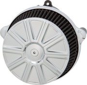 Big Sucker™ Stage 1 Air Cleaner Kit with Cover - 10 Gauge - Chrome