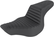 Step-Up Seat - Front Tuck-n-Roll/Rear Lattice Stitch - Black