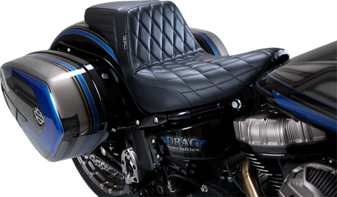 Kickflip Seat - Diamond - Black - Softail &