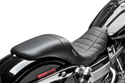 Daytona Sport Seat - Flat Track Stitch - Black - Dyna '06-'17