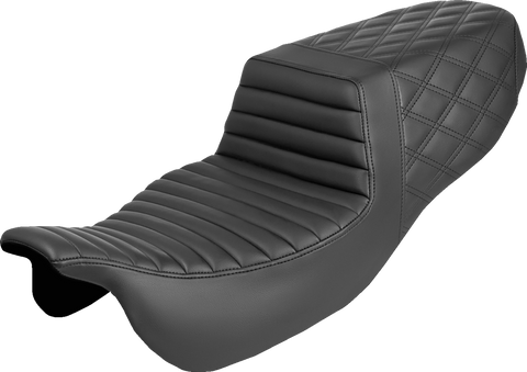 Step-Up Seat - Front Tuck-n-Roll/Rear Lattice Stitch - FLRT/FLTRT &