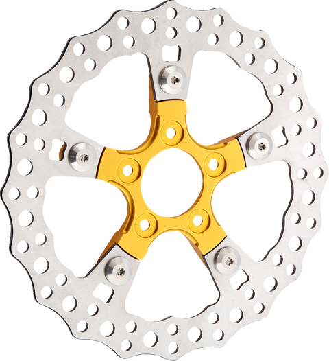 Rotor Mount - Ness Wheel - Gold