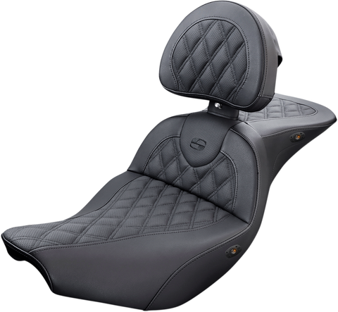 Heated Roadsofa™ Seat - Lattice Stitch w/ Backrest - Indian