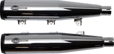 Grand National Slip-On Mufflers - Chrome - 50-State