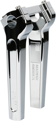 Handlebar Risers - Straight - 8" - Chrome