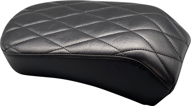 Bare Bones Pillion Pad - Diamond - Black - FL/FX &