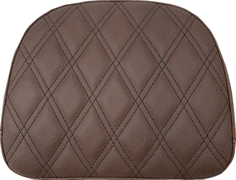 Touring Sissy Bar Pad - Brown - Lattice Stitch - Indian &