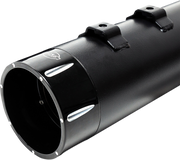 4-1/2" MK45 Performance Mufflers - Black with Black Tracer