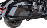 2-into-1 Qualifier Exhaust System - Guardian Black - Race Only - Indian with PowerPlus