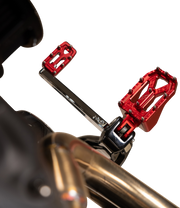 Aggressor Footpegs - Rear- Red