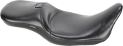Maverick Daddy Long Legs Seat - With Backrest - Black - Smooth - FL '08-'23