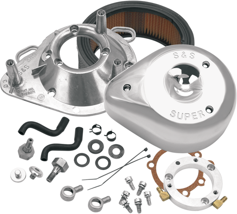 Teardrop Air Cleaner Kit - Chrome