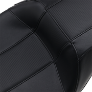 Outcast GT-2 Seat - 2-Up - w/o Backrest - Black Carbon Fiber Inlay - FL '08-'23