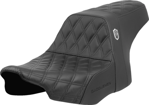 Pro Series SDC Performance Seat - Lattice Stitch - Gripper - w/o Backrest - FLH/FLT &