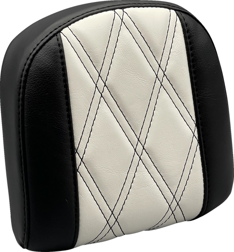 Sissy Bar Pad - Small - GT1/HR1 Inlay - Black/White
