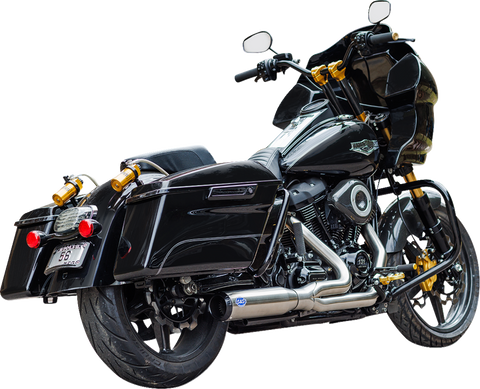 2-into-1 Qualifier Exhaust System - Race Only - Brushed Stainless